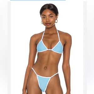 Lovers + Friends blue & white bikini!